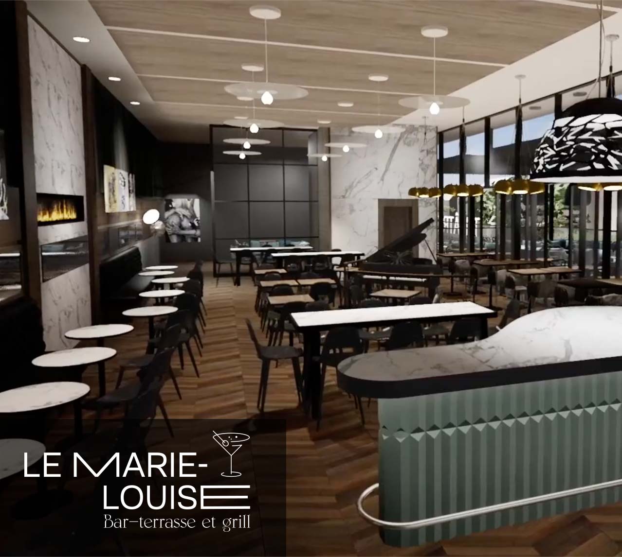 Bar-terrasse Le Marie-Louise